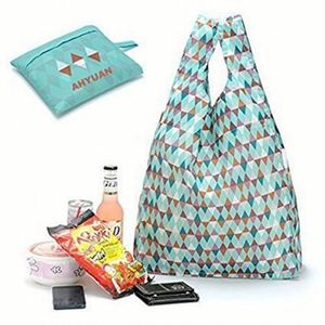 Bolsa de Compras Plegable de Poliéster PET, Reutilizable, Ecológica, Grande, Impermeable, Lavable a Máquina, con Correa para el Hombro, Personalizada de Fábrica - Product Image 1