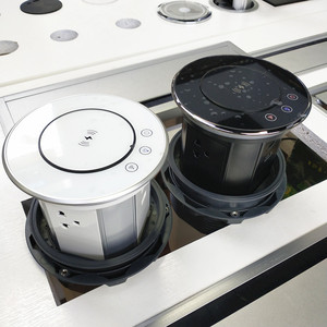 Mức độ cao Waterpoof Glass Top chúng tôi Ổ cắm điện 4 Side Wifi Cảm ứng thông minh nâng cơ giới Pop Up tháp không dây sạc ổ cắm - Product Image 3
