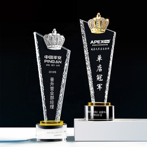 K9 Diamond Crystal Award <b>Cup</b> <b>Trophy</b> Custom Made - Product Image 2