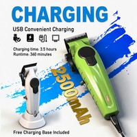 Tondeuse à cheveux 7500 tr/min avec lame en céramique DLC, sans fil, rechargeable, pour barbier, salon, toilettage masculin, tondeuse électrique, rasoir, tondeuse à effiler