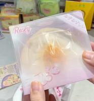 Jouet Squishy Anti-Stress à Remontée Lente, Souple et Pliable, en Forme de Gâteau de Riz Cuit, avec Effet de Suction, Rosey Moist