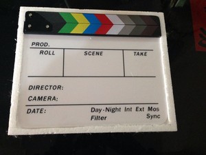Tableau magnétique en acrylique pour réalisateur de cinéma, tableau noir avec gomme, tableau de claquement pour réalisateur, ardoise pour les fans de cinéma - Product Image 5