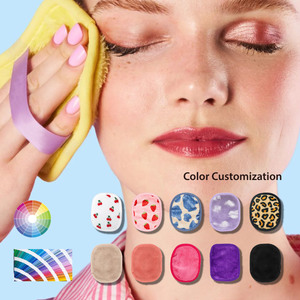 Mềm sợi nhỏ mặt khăn có thể giặt sợi nhỏ mặt vải trang điểm Remover vải tái sử dụng trang điểm Remover Pads trang điểm Remover Pad - Product Image 3