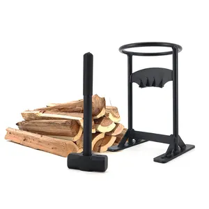 Wood Splitter Manual Firewood Kindling Chopper Not Cast Iron Log Cutter Portable Forestry Machinery Tools HR-PC-C