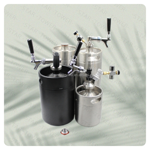 Mini <span class=keywords><strong>Barril</strong></span> <span class=keywords><strong>de</strong></span> <span class=keywords><strong>Cerveza</strong></span> Personalizable <span class=keywords><strong>de</strong></span> 5L, <span class=keywords><strong>Dispensador</strong></span> Casero <span class=keywords><strong>para</strong></span> Beber <span class=keywords><strong>Cerveza</strong></span>, <span class=keywords><strong>Barril</strong></span> <span class=keywords><strong>de</strong></span> CO2 Vacío en Acero y Metal, Logotipo Personalizable - Product Image 6