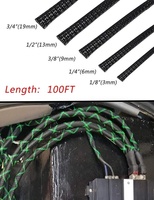 Fundas para Organización de Cables, Protectores de Audio Resistentes al Calor, Fundas Trenzadas Expandibles para Cables