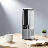 Ventilateur de table sans pales 2026 nouveau style avec contrôle numérique, alimenté par batterie, pour usage domestique, extérieur et automobile