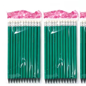 Juego de 12 Lápices de Plástico HB Borrables de Gran Valor Directo de Fábrica para la Escuela para Estudiantes Creativos - Product Image 1