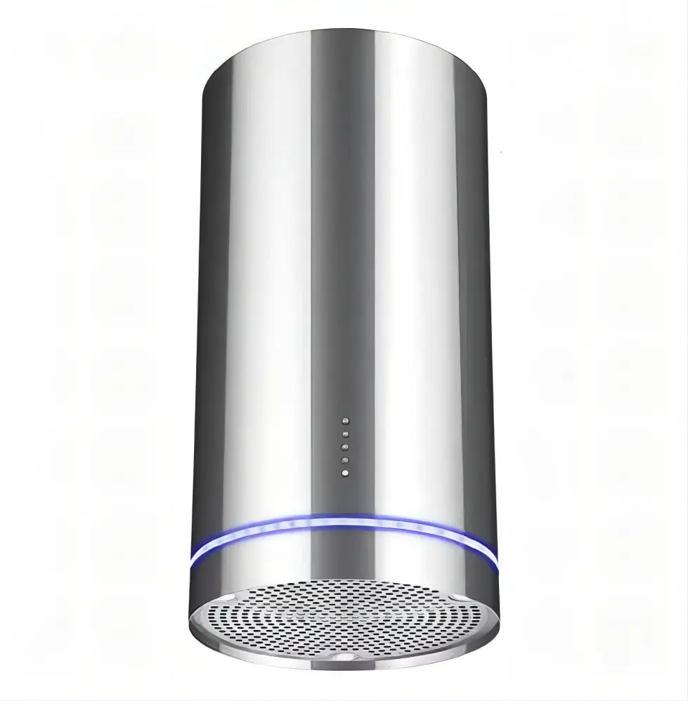 Top suction island type 220 230 240 V suction and exhaust range hood European-style round smoke machine export export