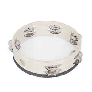 Tambourin double couche coloré de 8 pouces pour la danse, l'accompagnement et les instruments de percussion - Product Image 2