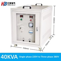 Transformateur de conversion de fréquence monophasé vers triphasé 220V/380V 50/60Hz, tension personnalisable