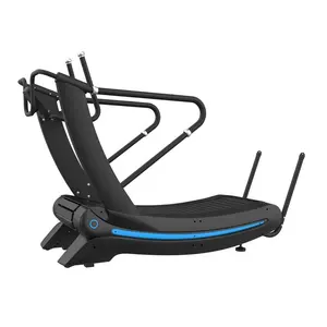 Mesin Lari Udara Komersial/Treadmill Melengkung Kebugaran Gym dengan Ketahanan