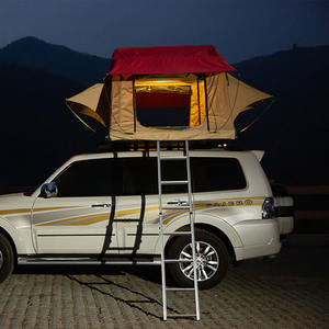 <span class=keywords><strong>Dune</strong></span> RT01 Couleur personnalisée Off-Road Camper Remorque Toit Tente Toile Matériel Fabriqué en Chine - Product Image 6