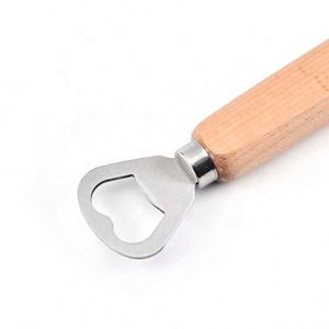 Ouvre-bouteille en bois personnalisé pour vin et bière - Ouvre-boissons pour la maison, le bar, le restaurant et les cadeaux de mariage - Product Image 3