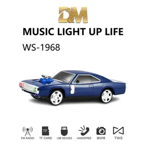 WS-1969 clacson Wireless auto classica BT, luci a LED
