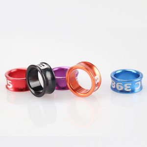 Anello per Zampe di Uccelli di Alta Qualità, Ricamato con Peonia Xuan Feng e Occhi, per Identificazione Pappagalli, Corvi e Otto Uccelli, Accessorio per Uccelli - Product Image 2