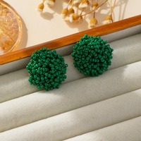 Pom Pom mot lettre bijoux et accessoires Post connecteur perlé boucle d'oreille