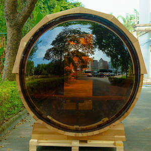 Best Quality With Glass <strong>Dome</strong> Cedar Barrel <strong>Sauna</strong> Outdoor <strong>Sauna</strong> Room <strong>Sauna</strong> - Product Image 4