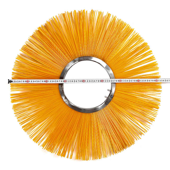 Wholesale road cleaning sweeper brush PP with steel wire zig zag wafer