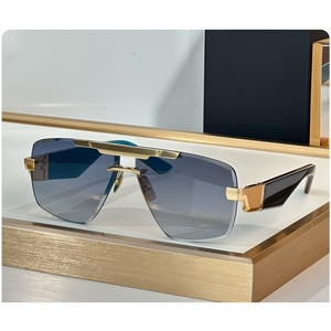 Óculos de Sol de Alta Qualidade MAY THE PRESIDENT II 62-11-145 para Mulheres, Óculos de Designer Clássicos Punk Luxuosos em Acetato UV400 - Product Image 5