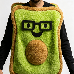 Costume en peluche Toast à l'<span class=keywords><strong>avocat</strong></span> pour adulte, tenue amusante en forme de nourriture, <span class=keywords><strong>déguisement</strong></span> pour Halloween, carnaval, fête, spectacle, cosplay - Product Image 5