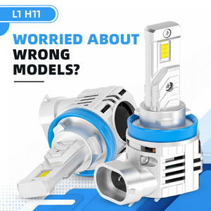 H11 LED Headlights Faros Luces Led Para Automovil 70W Voiture <b>Light</b> for Car with Driver Bulb Wholesale Factory - Product Image 1