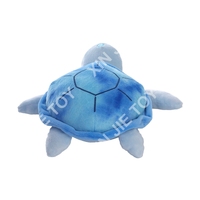 Jouet en peluche tortue bleue personnalisé en usine, jouets en peluche tortue sur mesure, jouet en peluche tortue au design de dessin animé