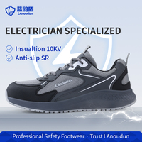 Calzado de Seguridad LAnoudun Colección Workwear Color Gris, Antipinchazos, Parte Superior de Microfibra y Malla Transpirable, para Hombre