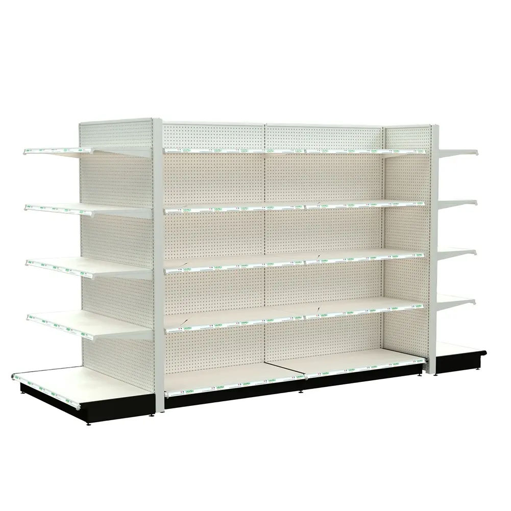 Highbright Supermarket Rack Grocery Store Shelf Convenience Store Shelves  AmerIcan Style Gondola Shelving