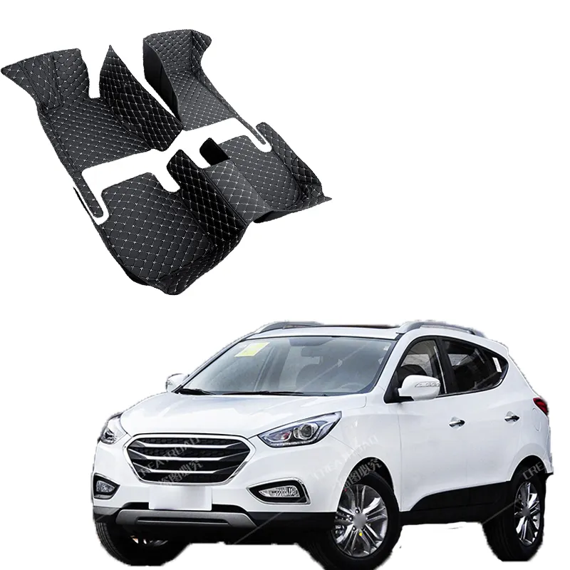 Coche tapetes para Hyundai IX35 2010-2017, 2011 de 2012 de Auto almohadillas de pie automóvil alfombra cubierta interior Accesorios