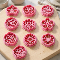 Emporte-pièces en pâte polymère pour la création de boucles d'oreilles, outils de découpe de fleurs esthétiques, ensemble d'outils pour gâteaux