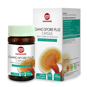 GANOHERB orgánico Halal certificado pared rota cápsula Lingzhi Herbal Spore Plus cápsula precio de fábrica - Product Image 1