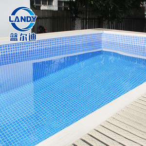 Landy Swimming Pool Liner Pvc Roll Hot Melt Welding Modern Style Custom Patterns Anti Slip Waterproof - Product Image 2