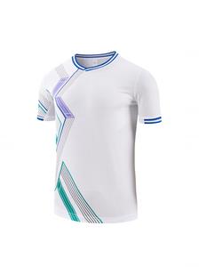 Chemises de badminton personnalisées légères à sublimation, vêtements de tennis à séchage rapide, vêtements de tennis de table pour hommes et femmes - Product Image 2