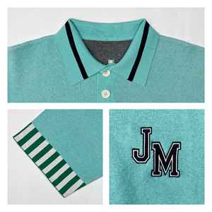 Pull décontracté personnalisé avec lettres brodées, pull d'été pour <span class=keywords><strong>homme</strong></span>, manches courtes, jersey de tennis, jersey tricoté, polo tricoté pour <span class=keywords><strong>homme</strong></span>, <span class=keywords><strong>chemise</strong></span> tricotée - Product Image 3