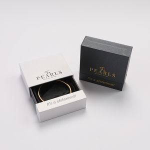 Custom Logo Luxury Modern Square Drawer Style <b>Paper</b> Ring Jewelry <b>Box</b> Novelty Gift <b>Storage</b> <b>Box</b> for Bracelets Necklaces Earrings - Product Image 2