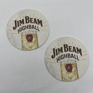 Sous-verres ronds en papier pour boissons, avec logo personnalisé imprimé et gaufré, pour restaurants - Product Image 4
