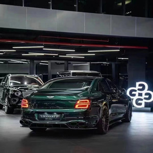 ชุดแต่งคาร์บอนไฟเบอร์สำหรับ Bentley Flying Spur รุ่น MSR สไตล์  ประกอบด้วยลิ้นหน้า  ตะแกรงกลาง  สปอยเลอร์  ดิฟฟิวเซอร์  ฝากระโปรงหน้า - อัพเกรดใหม่ - Product Image 4