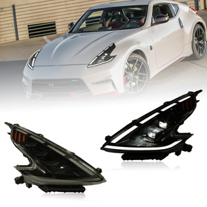 ไฟหน้า LED เต็มรูปแบบสำหรับ 370Z ปี 2013-2019 พร้อมไฟเลี้ยวแบบ Sequential DRL โปรเจคเตอร์ ชุดไฟหน้าอัพเกรด LED กำลังสูง 36W O - Product Image 6