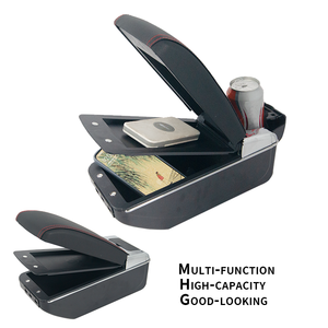 Reposabrazos Universal Ligero para Coche, Base de Plástico, Altura Ajustable, Consola Central, Almacenamiento - Product Image 6