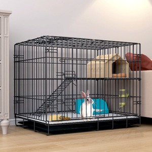 Pissproof <b>rabbit</b> cage large Dutch pig guinea pig cage splashproof <b>rabbit</b> cage household indoor pet cage <b>rabbit</b> nest encryption - Product Image 2