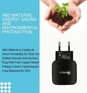 Single Port 18W QC3.0 USB Wall Charger Portable Power <b>Adapter</b> EU US <b>Plug</b> Fast Charging Travel Block for Mobile Phone - Product Image 6