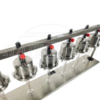 Presse à filtre basse pression API multilien Qingdao Haitongda, modèle SD-6B, avec coupelles en aluminium pour fluide de forage, moteur PLC, roulement, garantie 1 an