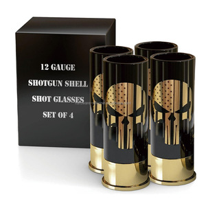 Juego de 4 Vasos de Chupito de Plástico Resistentes, Reutilizables y Ecológicos, Calibre 12GA, Diseño Único, Aptos para Microondas, Resistentes a Roturas, para Tequila - Product Image 4