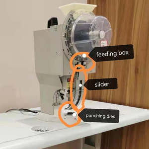 Liudu Direct Factory <strong>Price</strong> New Automatic Electric Tag Eyelet PVC Tarpaulin Grommet <strong>and</strong> Paper Punching Machine 400W 220V - Product Image 6