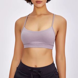 Soutien-gorge de sport respirant à séchage rapide avec logo personnalisé, dos croisé, pour femme, idéal pour la course, la gym et le <span class=keywords><strong>yoga</strong></span> - Vente en gros - Product Image 6