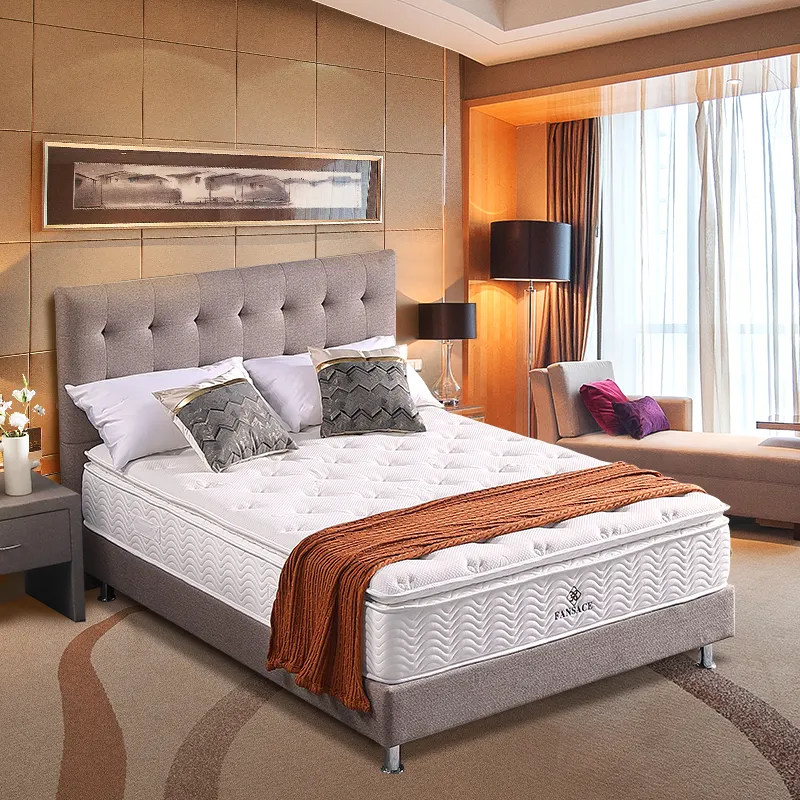 Hypo-Allergenic Pocket Spring Charcoal Bamboo Memory Foam Furniture International Five-Star Hotel Standards Mattress