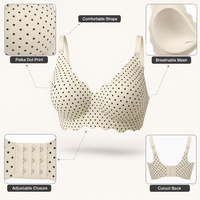 Soutien-gorge sans couture grande taille XXL pour femme, imprimé léopard, dos festonné, dos nageur, lingerie féminine