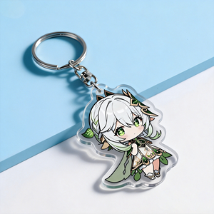 Custom Wholesale NASNAK Creative Fashion All Kinds Design Cartoon Images Q Animation Acrylic Key Chain UV Printing Waterproof - Product Image 2
