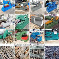 Cisaille hydraulique crocodile pour ferraille, cisaille à métaux pour le recyclage de la ferraille
